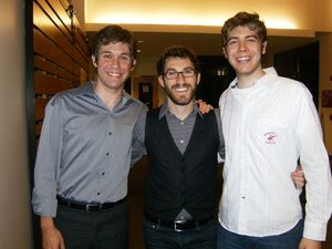 Patrick Tierney, Zach Zube and Phil Higgins @ BroadwayWorld Patrick Tierney, Zach Zube and Phil Higgins Photo